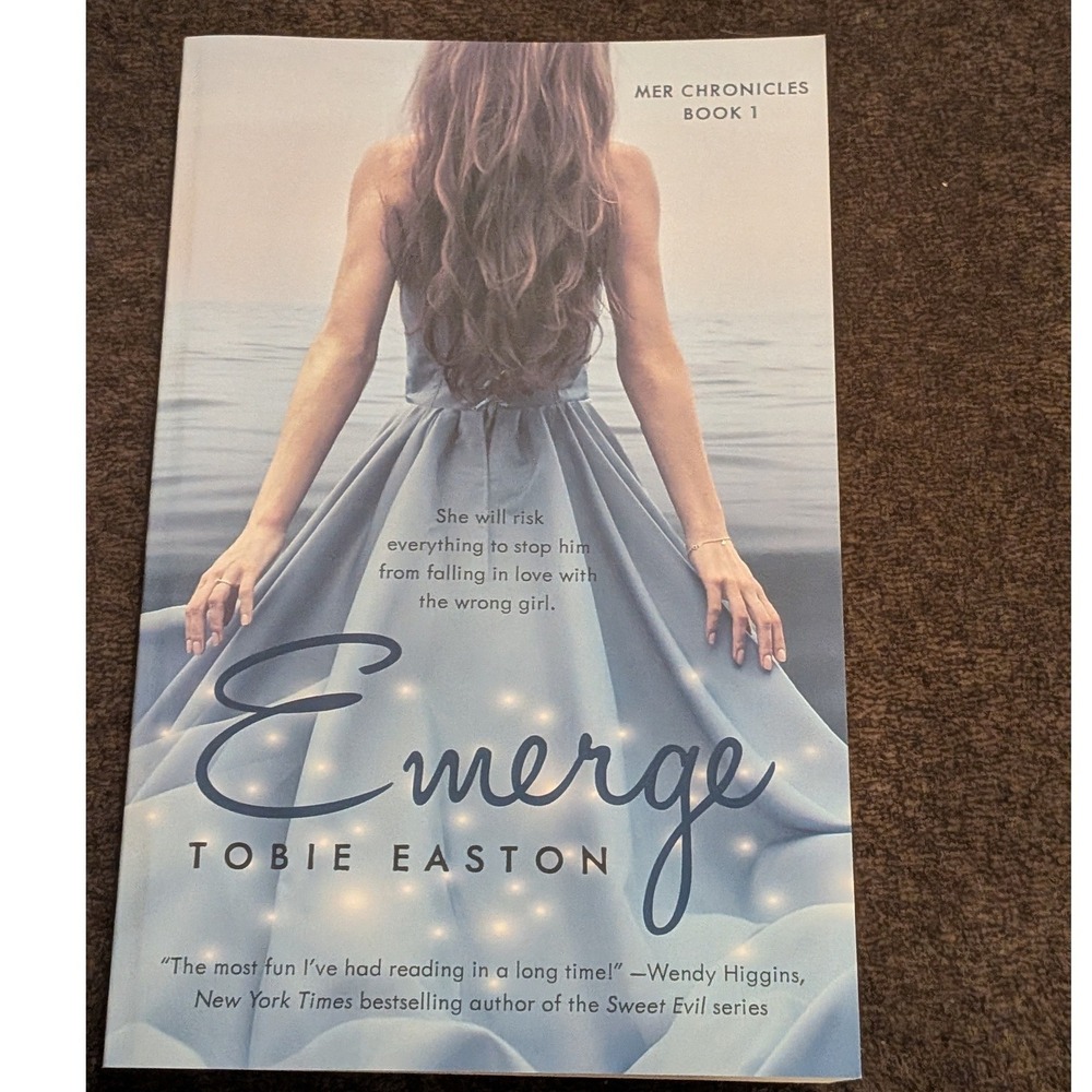 Emerge Tobie Easton Signed Book Mer Chronicles 1 Paperback Bookmark Postcard